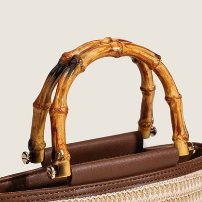 Bolso Fabiola · + Correa GRATIS · Rafia y Piel