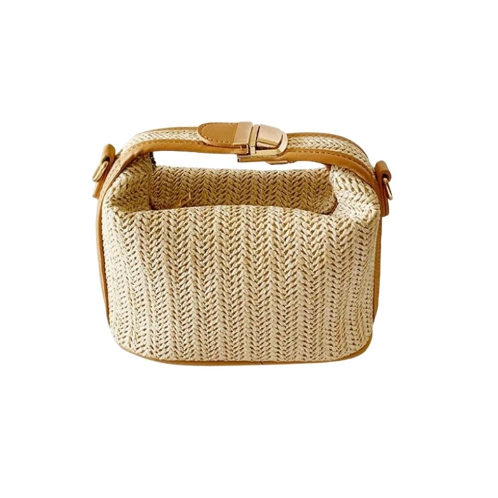 Bolso Tatiana · + Correa GRATIS · Rafia y Piel