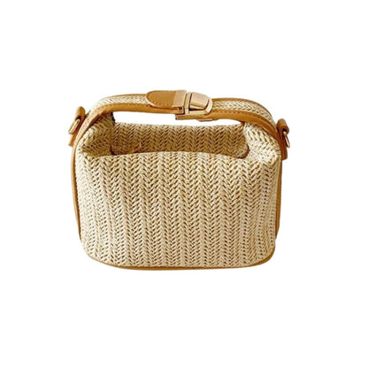 Bolso Tatiana · + Correa GRATIS · Rafia y Piel