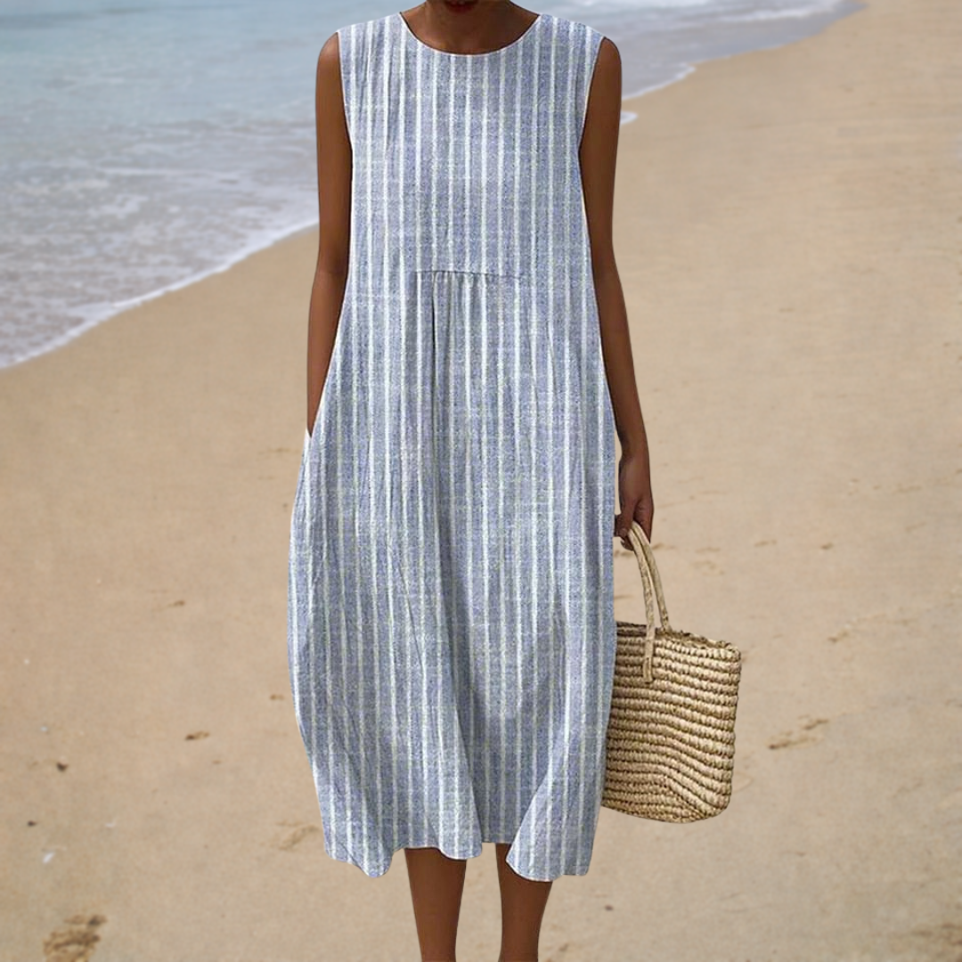 Vestido de verano sin mangas ultra cómodo y elegante