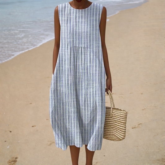 Vestido de verano sin mangas ultra cómodo y elegante