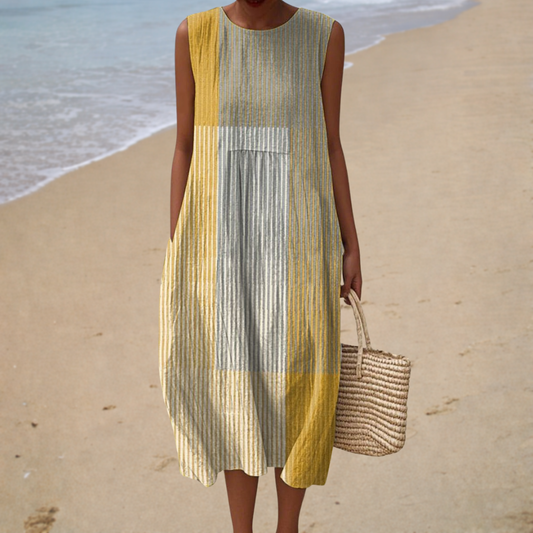 Vestido de verano sin mangas ultracómodo y ligero