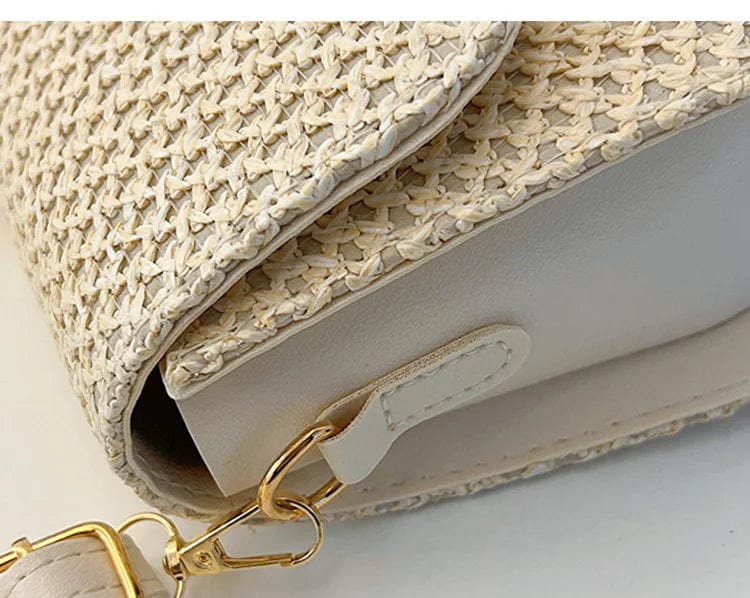 Bolso Vega · + Correa GRATIS · Rafia y Piel