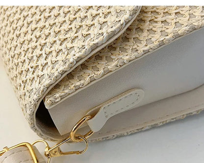 Bolso Vega · + Correa GRATIS · Rafia y Piel