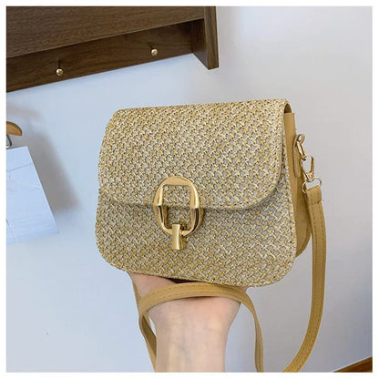 Bolso Vega · + Correa GRATIS · Rafia y Piel