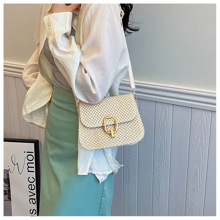 Bolso Vega · + Correa GRATIS · Rafia y Piel