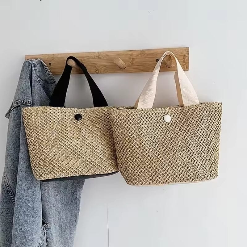 Bolso Isabel · + Correa GRATIS · Rafia y Piel