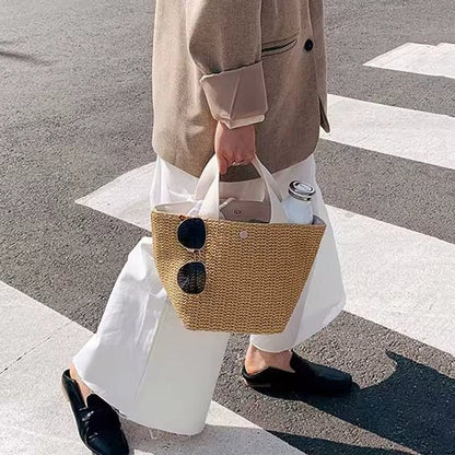 Bolso Isabel · + Correa GRATIS · Rafia y Piel