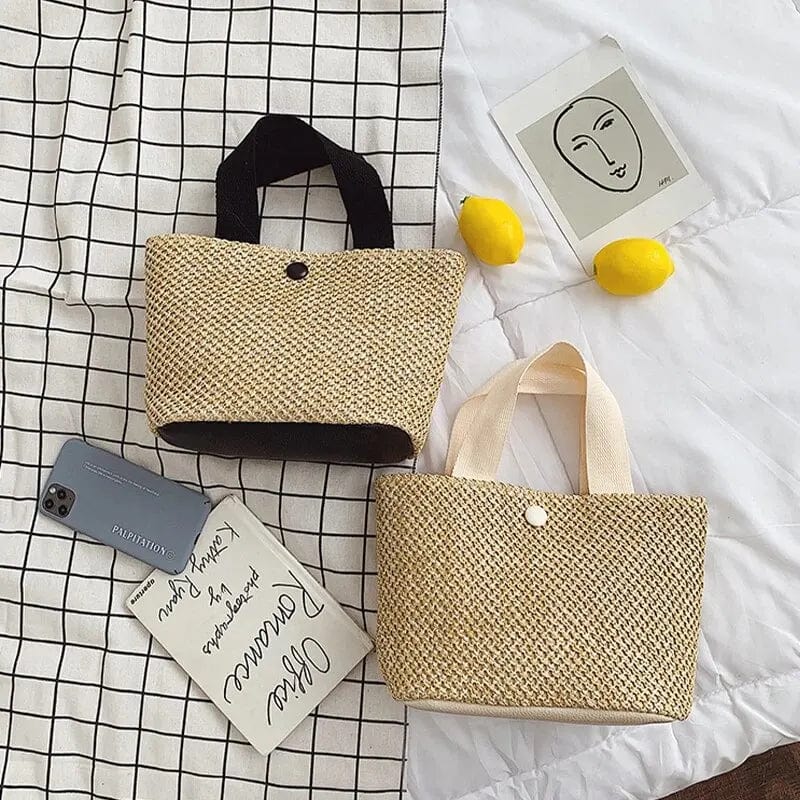 Bolso Isabel · + Correa GRATIS · Rafia y Piel