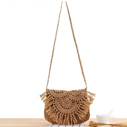 Bolso Amara · + Correa GRATIS · Rafia