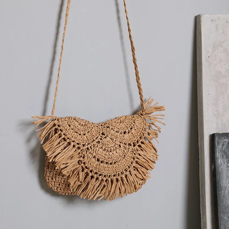 Bolso Amara · + Correa GRATIS · Rafia