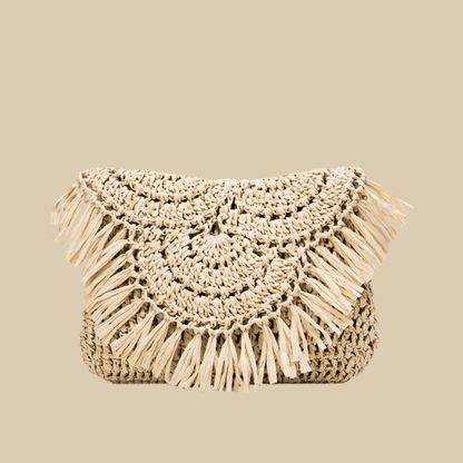 Bolso Amara · + Correa GRATIS · Rafia